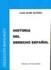 Historia del Derecho Español, de Sainz Guerra | portada del libro