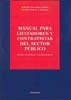 Manual para licitadores y contratistas del sector público, de Palomar Olmeda, Alberto | portada del libro