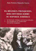 El régimen franquista. Dos estudios sobre su soporte jur¡dico, de Alejandre Garc¡a | portada del libro