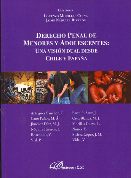 Derecho Penal de menores y adolescentes: una visión dual desde Chile y España, de Morillas Cueva | portada del libro