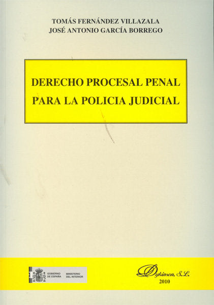 Derecho procesal penal para la policía judicial, de Fernández Villazala, Tomás | portada del libro