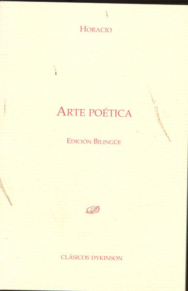 Arte poética, de Horacio | portada del libro