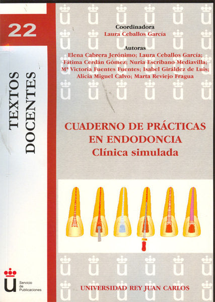 Cuaderno de prácticas en endodoncia, de Ceballos García, Laura | portada del libro