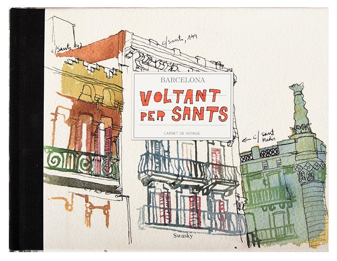 VOLTANT PER SANTS, de SWASKY | portada del libro