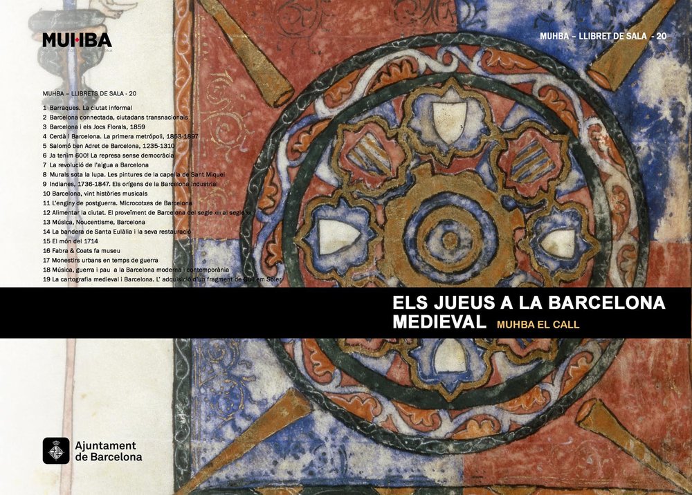 Els jueus a la Barcelona medieval, de Riera Sans | portada del libro