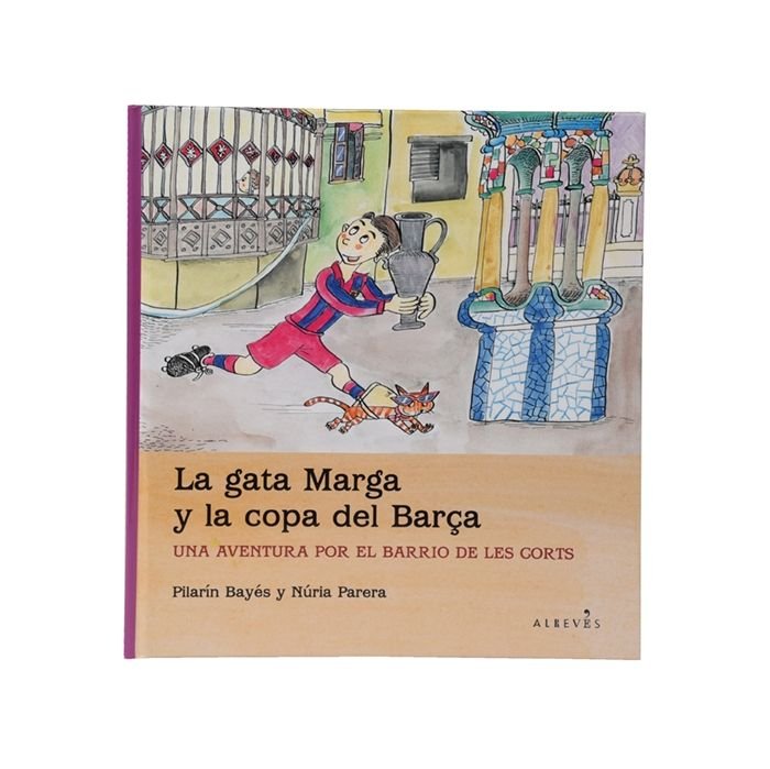 La gata Marga y la copa del Barça, de Parera Junyent | portada del libro