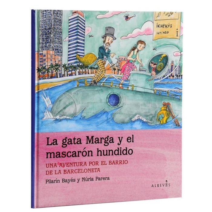 La gata Marga y el Mascarón hundido, de Parera Junyent | portada del libro