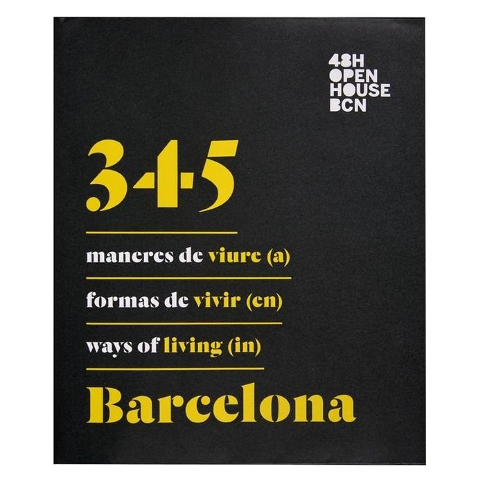 345 maneres de viure (a) Barcelona / 345 formas de vivir (en) Barcelona / 345 Ways Of Líving (in) Ba | portada del libro