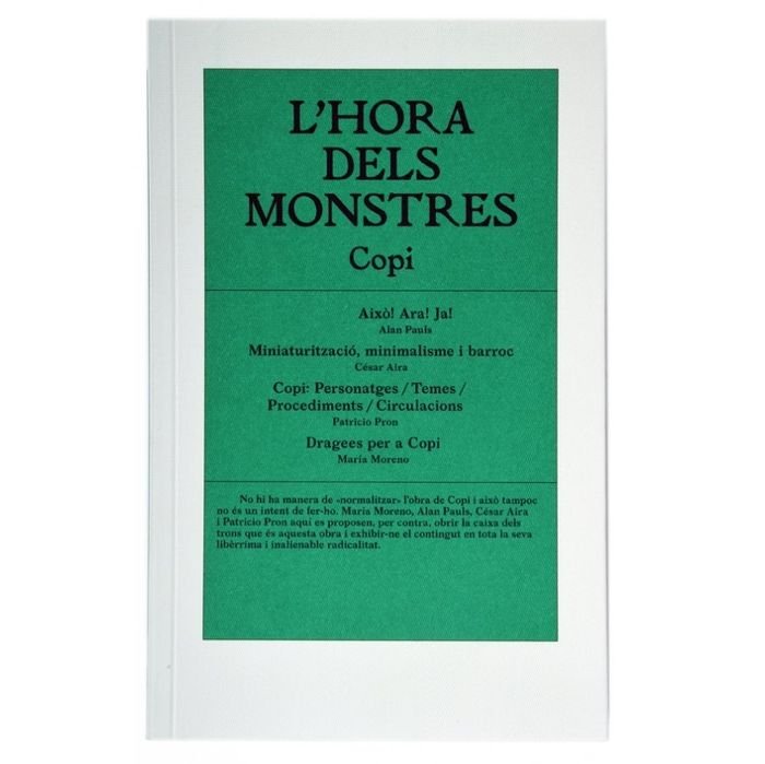 Copi. L'hora dels monstres | portada del libro