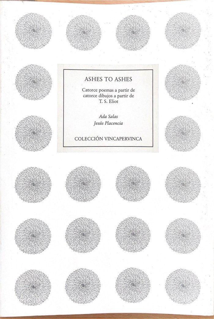 ASHES TO ASHES, de Placencia, Jesús | portada del libro