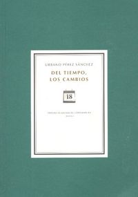 Del tiempo, los cambios, de PEREZ SANCHEZ | portada del libro