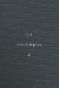 3X3 COLECCION DE POESIA 4, de BRAVO VADILLO | portada del libro