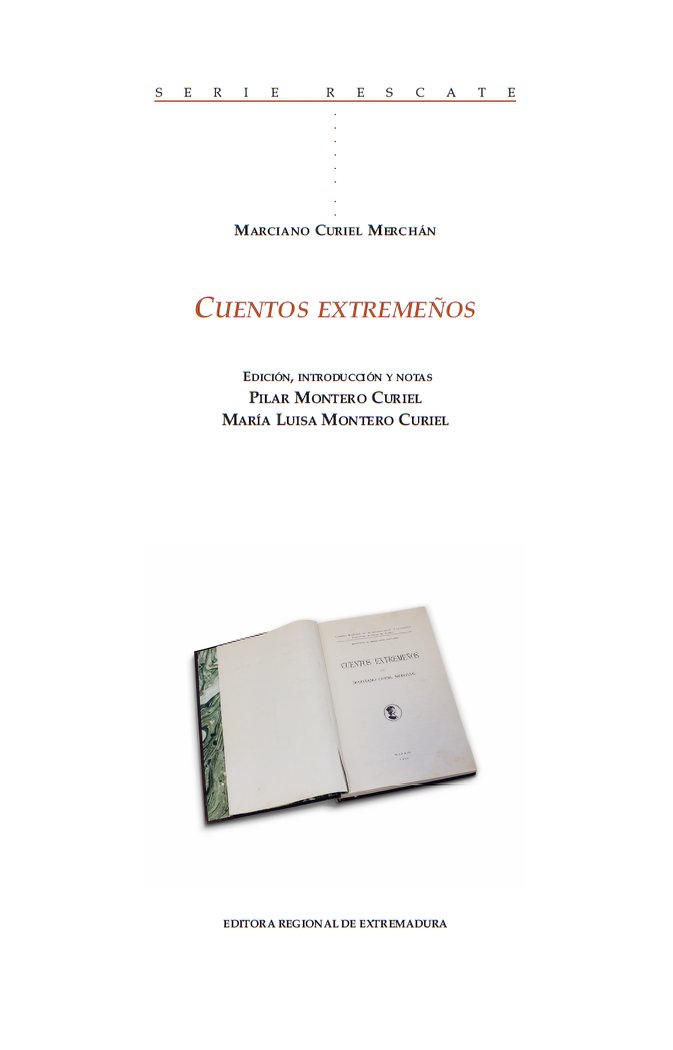 Cuentos extremeños, de Curiel Merchán, Marciano | portada del libro