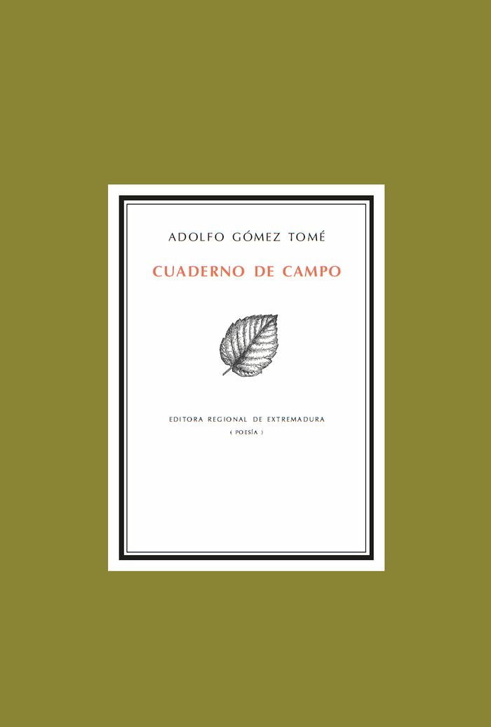 Cuaderno de campo, de Gómez Tomé, Adolfo | portada del libro