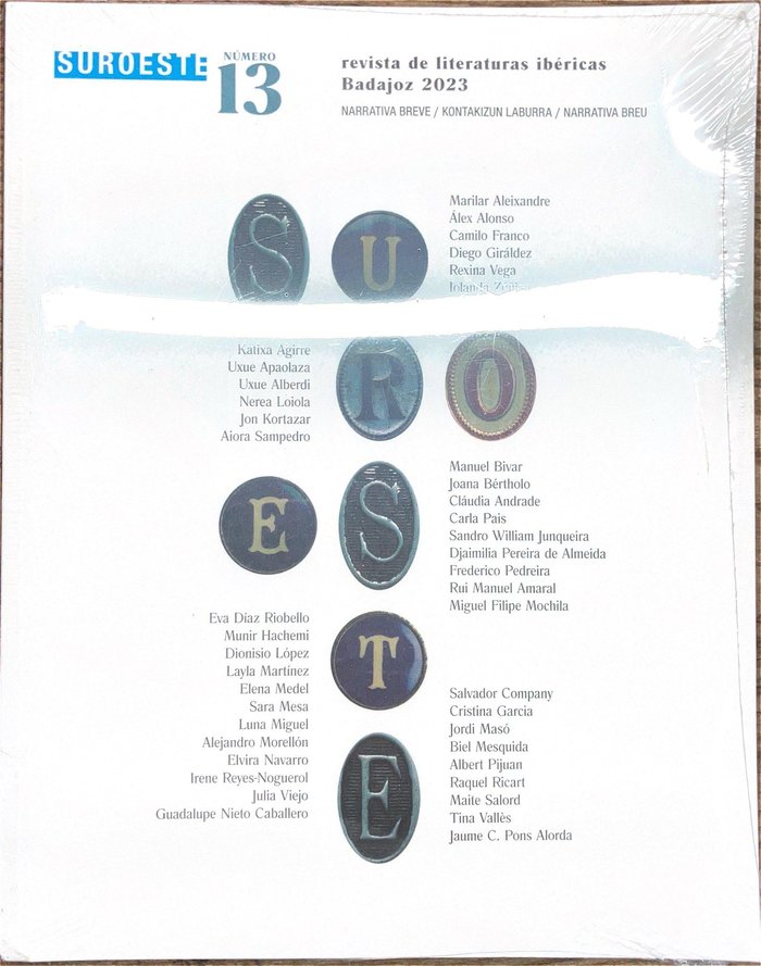 SUROESTE 13, de Varios, Varios | portada del libro