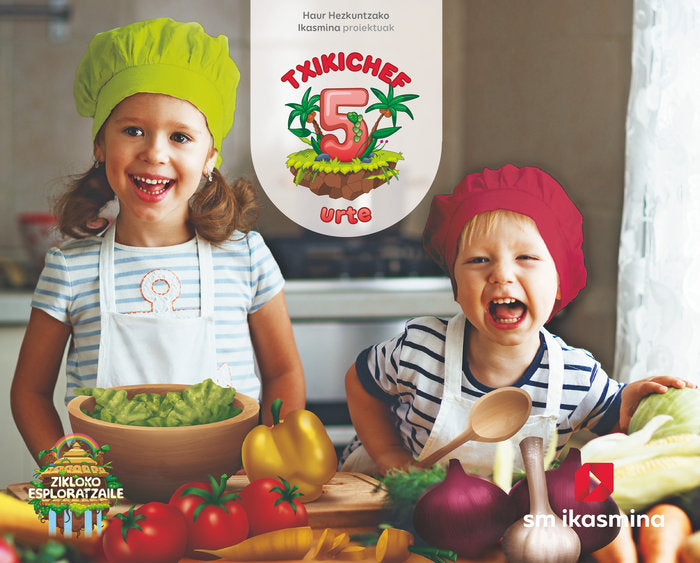 Txikichef. 5 urte. Zikloro Esploratzaile, de Domínguez Caballero, Susana | portada del libro