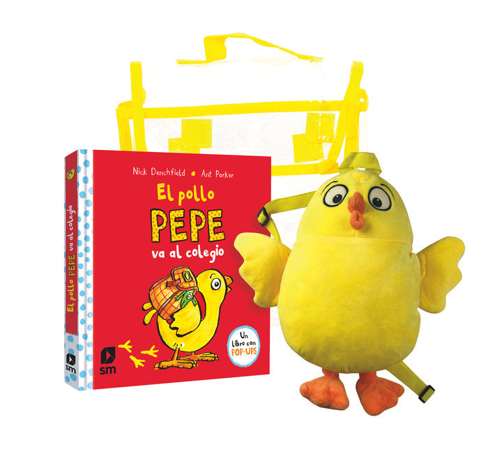 Pack de El pollo Pepe va al colegio, de PARKER, ANT | portada del libro