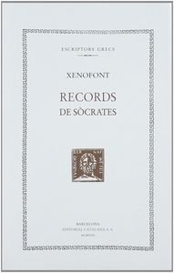 Records de Sòcrates, de Xenofont | portada del libro