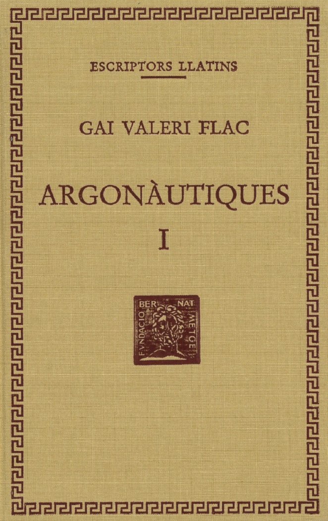 Argonàutiques, vol. I. Llibres I-III, de Gai Valeri Flac | portada del libro