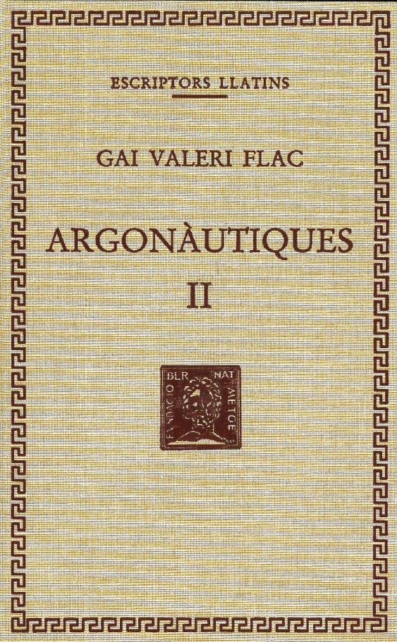 Argonàutiques, vol. II, de Gai Valeri Flac | portada del libro