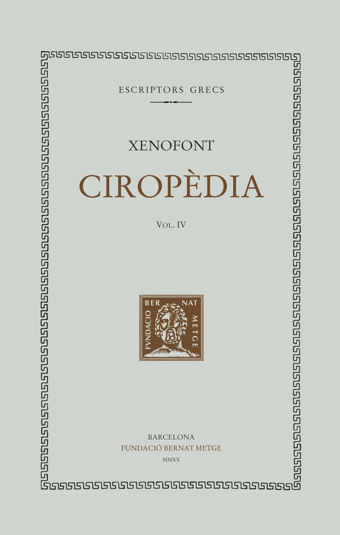 CIROPEDIA, VOL. IV, de , XENOFONT | portada del libro