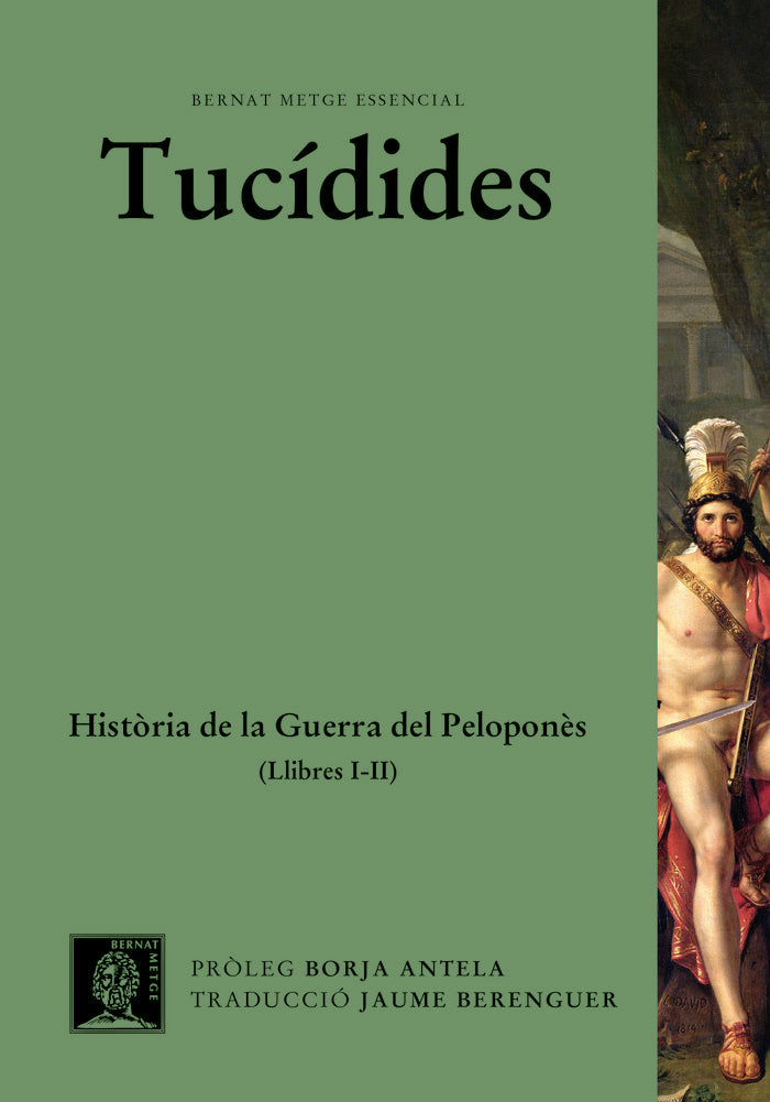 HISTORIA DE LA GUERRA DEL PELOPONNES (VOL. I), de , TUCIDIDES | portada del libro