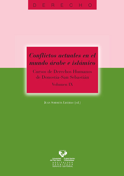 Conflictos actuales en el mundo árabe e islámico. Cursos de Derechos Humanos de Donostia - San Sebas, de SOROETA LICERAS,JUAN