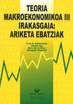 Teoria makroekonomikoa III irakasgaia: ariketa ebatziak, de Echevarría Olave, Cruz Angel | portada del libro