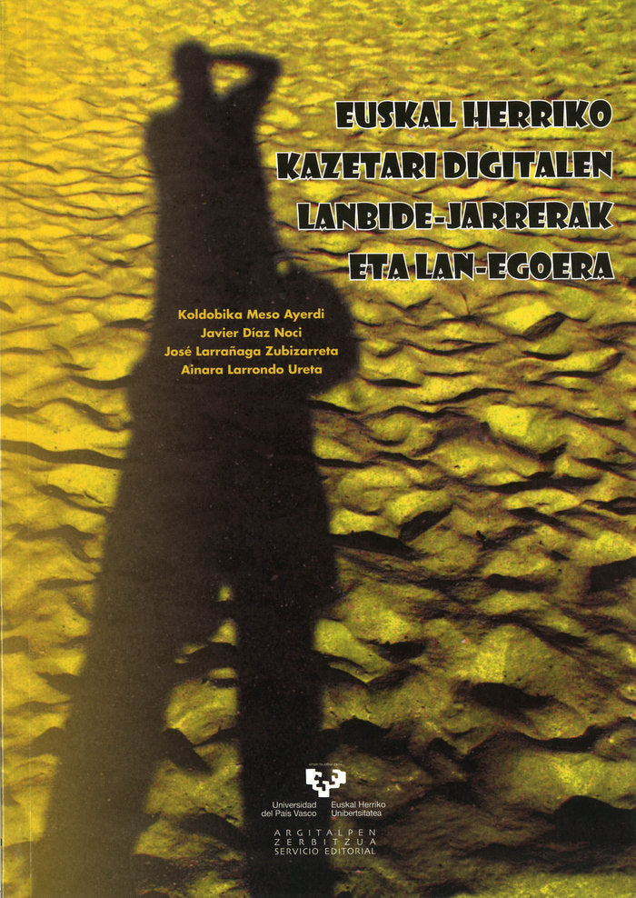 Euskal Herriko kazetari digitalen lanbide-jarrerak eta lan-egoera, de Meso Ayerdi, Koldobika | portada del libro