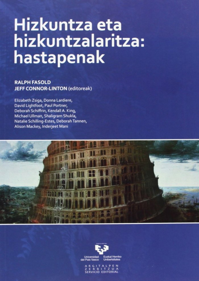Hizkuntza eta hizkuntzalaritza: hastapenak, de FASOLD, RALPH W. | portada del libro