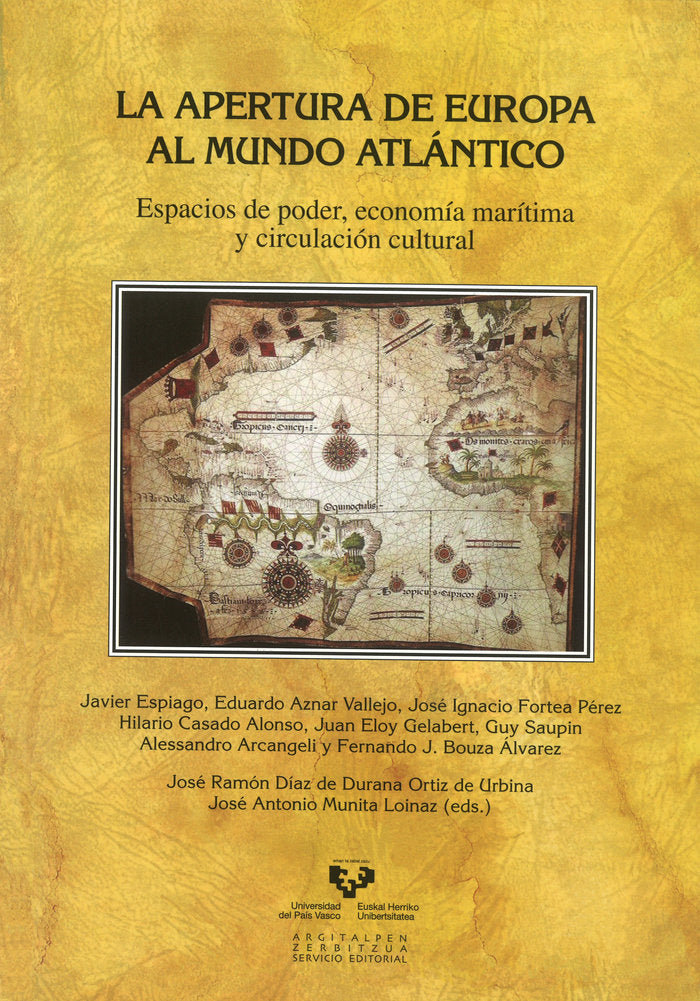 La apertura de Europa al mundo atlántico. Espacios de poder, economía marítima y circulación cultura, de AA.VV. | portada del