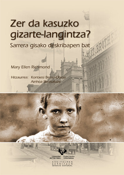 Zer da kasuzko gizarte-langintza? Sarrera gisako deskribapen bat, de Richmond, Mary Ellen | portada del libro