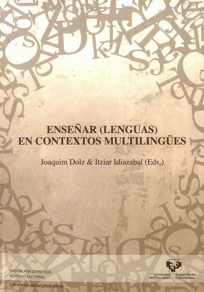 Enseñar (lenguas) en contextos plurilingües, de DOLZ MESTRE, JOAQUIM | portada del libro