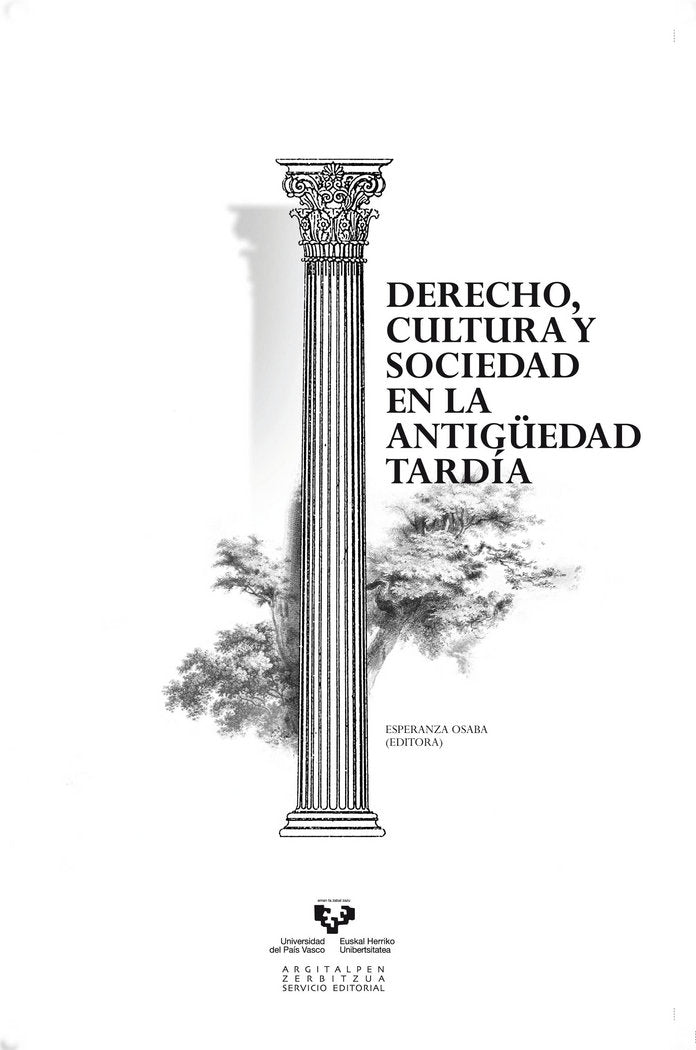 Derecho, cultura y sociedad en la Antigüedad tardía, de OSABA GARC¡A, ESPERANZA (ED.) | portada del libro