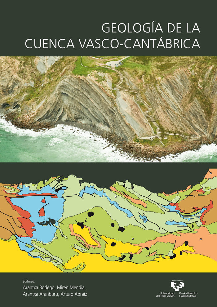 Geología de la Cuenca Vasco-Cantábrica, de BODEGO ALDASORO, ARANTXA | portada del libro