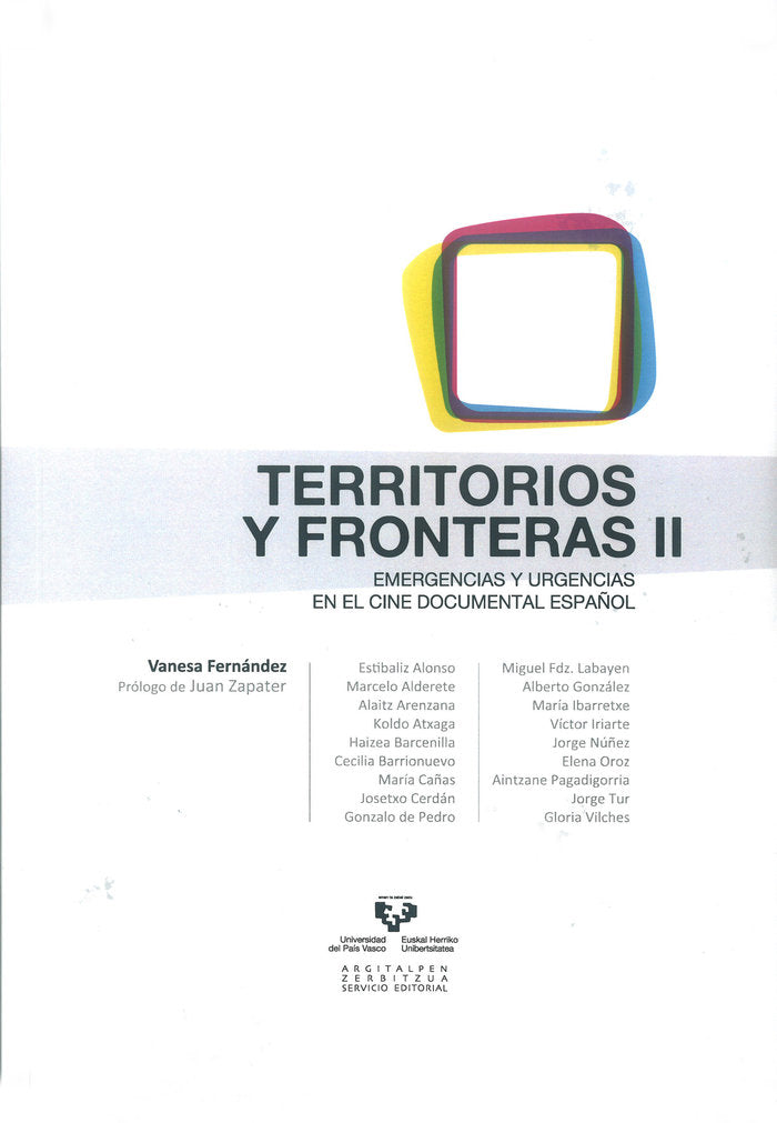 Territorios y fronteras II. Emergencias y urgencias en el cine documental español, de Fernández Guerra, Vanesa | portada del 