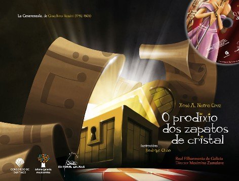 O prodixio dos zapatos de cristal, de Neira Cruz | portada del libro