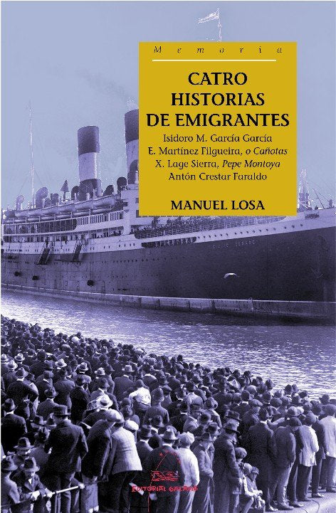Catro historias de emigrantes, de Losa, Manuel | portada del libro