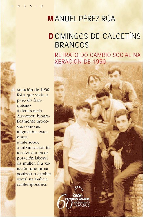 Domingos de calcetins brancos (ix premio ramon piûeiro 2009), de Perez Rua, Manuel | portada del libro