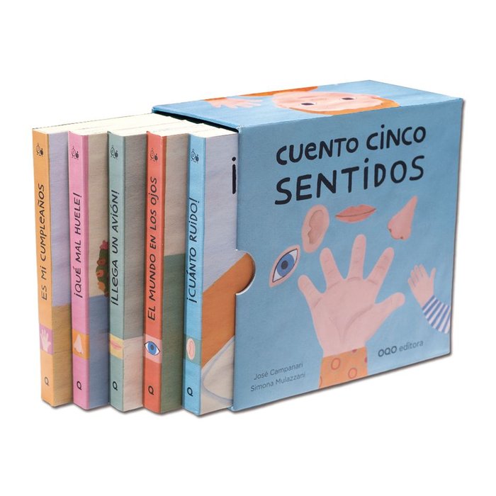 Caja Cuento cinco sentidos, de Campanari | portada del libro