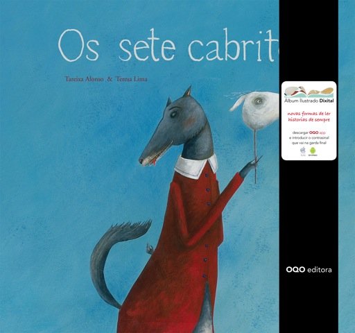 Os sete cabritos álbum ilustrado dixital, de Alonso García, Tareixa | portada del libro