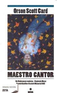 MAESTRO CANTOR ZB, de SCOTT CARD | portada del libro