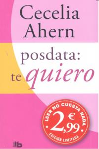 Posdata te quiero, de AHERN | portada del libro