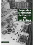 Leyendas e Historias del Barrio de las Letras, de Francisco Azorín | portada del libro