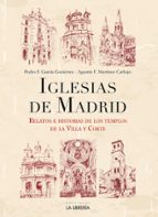 IGLESIAS DE MADRID, de Pedro García Gutierrez | portada del libro