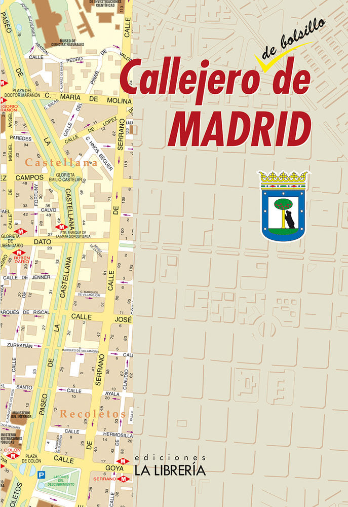 CALLEJERO DE BOLSILLO DE MADRID, de EDICIONES LA LIBRERIA | portada del libro