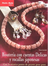 BISUTERÍA CON CUENTAS DELICAS Y ROCALLAS JAPONESAS, de Averdiek, Diana | portada del libro