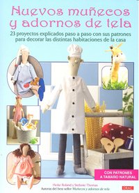 NUEVOS MUÑECOS Y ADORNOS DE TELA, de Roland | portada del libro