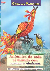 Serie Cuentas y Abalorios nº 51. ANIMALES DE TODO EL MUNDO CON CUENTAS Y ABALORIOS, de Moras, Ingrid | portada del libro