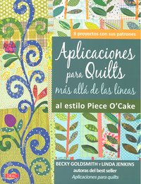 APLICACIONES PARA QUILTS. MÁS ALLÁ DE LAS LÍNEAS, de Goldsmith, Becky | portada del libro